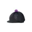 Hy Equestrian Stella Hat Cover - Black/Purple/Lilac